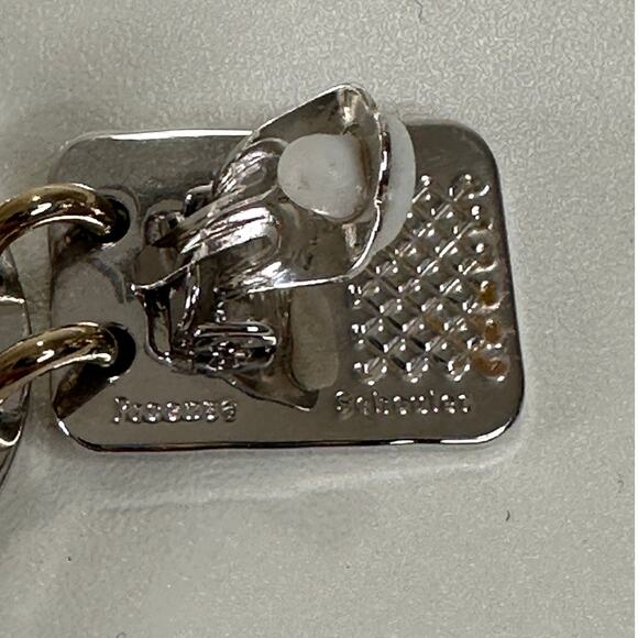 Proenza Schouler Silver Hammered Metal Clip-On Earrings - Picture 11 of 13